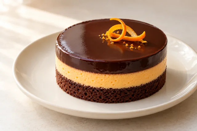 Chocolate & Orange Dessert — Illustrative image