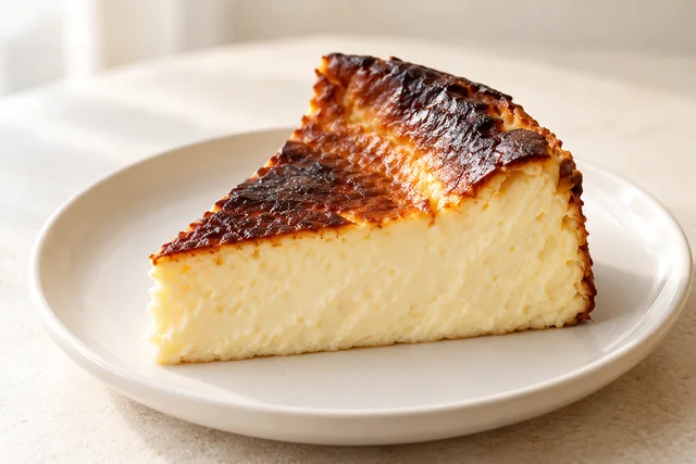 San Sebastián Cheesecake — Illustrative image
